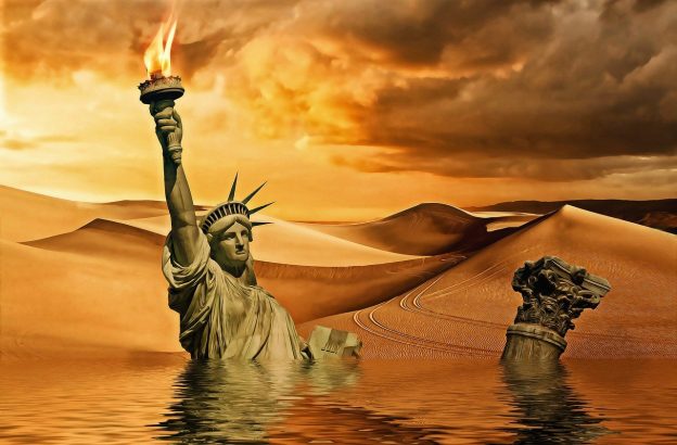 AS the climate worsens, fascist forces overwhelm liberty and democracy.